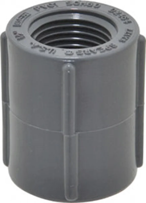 1-1/4" PVC SCH 80 PF COUPLING (FPTXFPT)