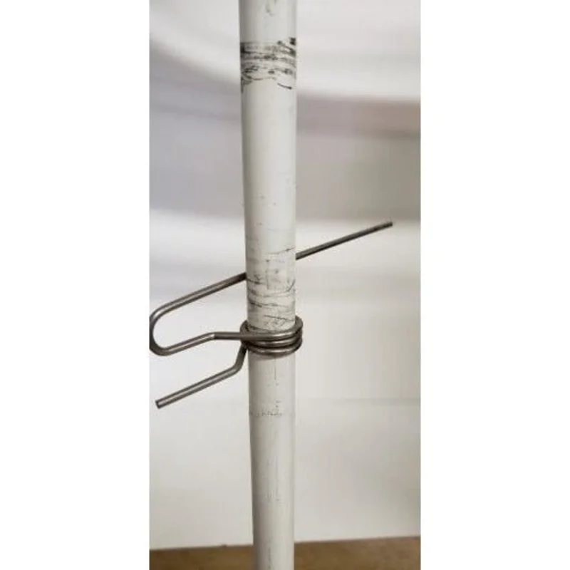 1/2" Stainless Spring Clip, LONG TAIL (pkg 50)