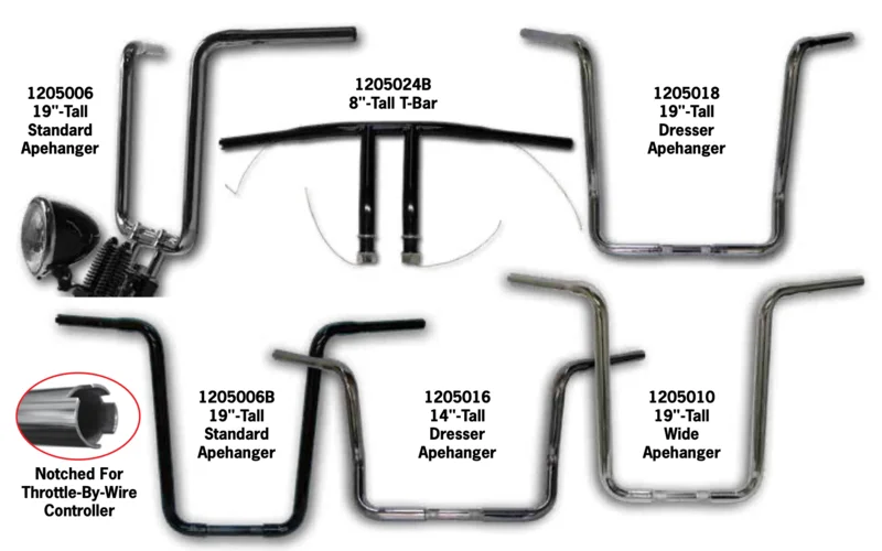 1" Apehangers And T-Bars
