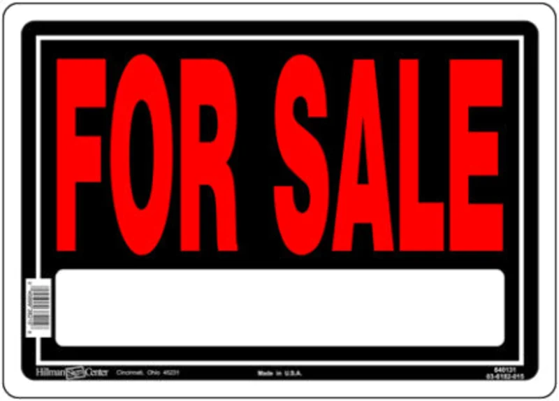 10 X 14 ALUMINUM FOR SALE SIGN