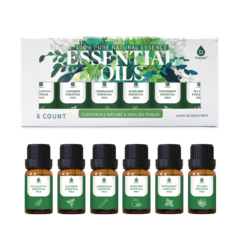 100% Pure Natural Essence Essential Oils Collection Aromatherapy at Its Finest!