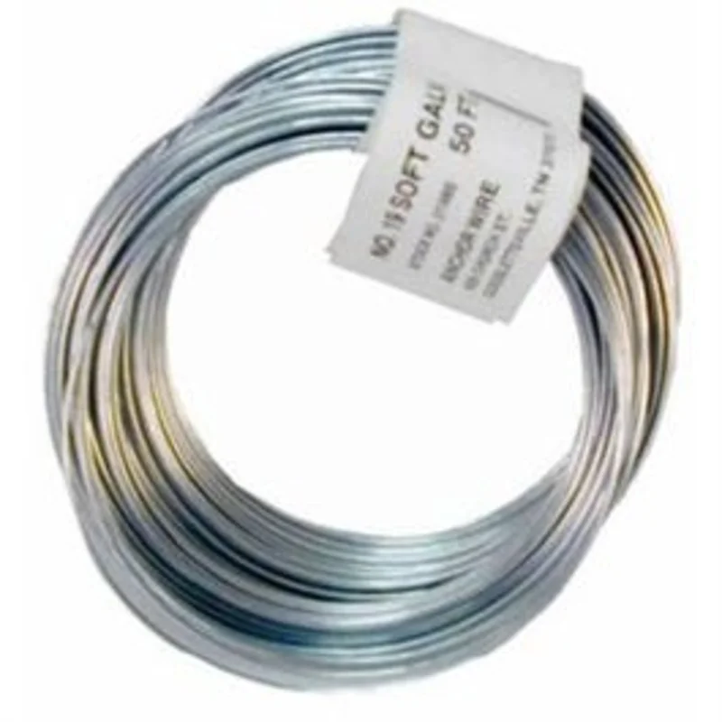 18-Gauge Galvanized Wire Coil, 50-Ft.