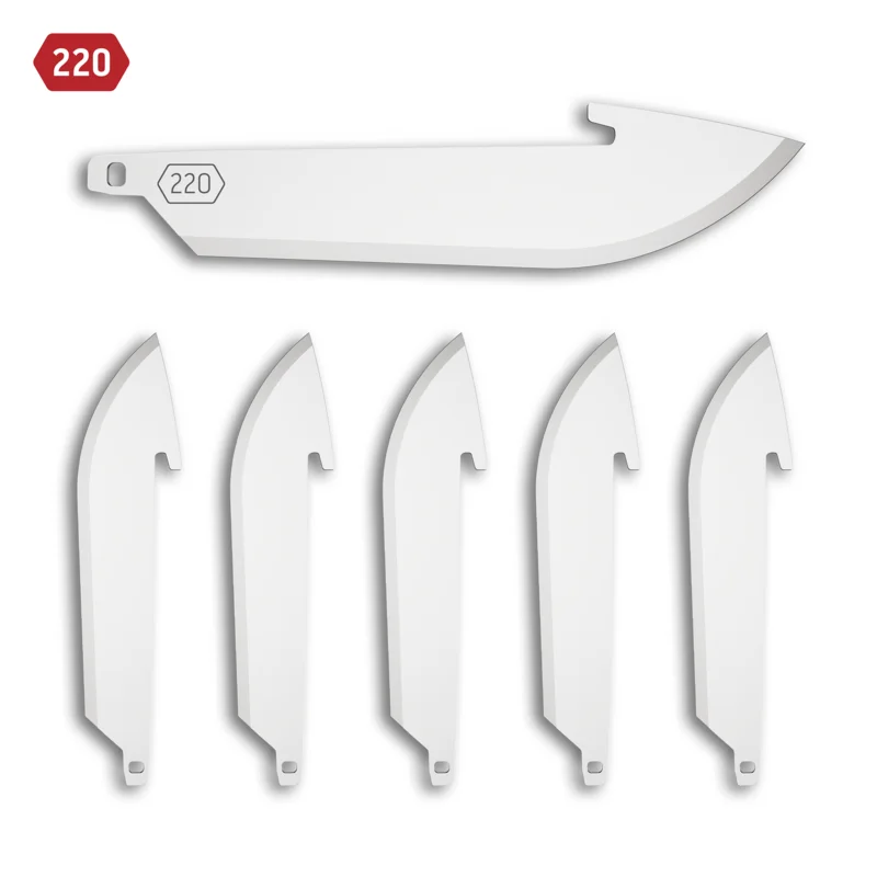 2.2" DROP POINT BLADES | 6-PACK