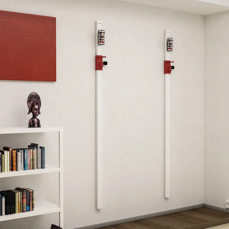 2 x RFS White Adjustable Wall Anchor - Bundle
