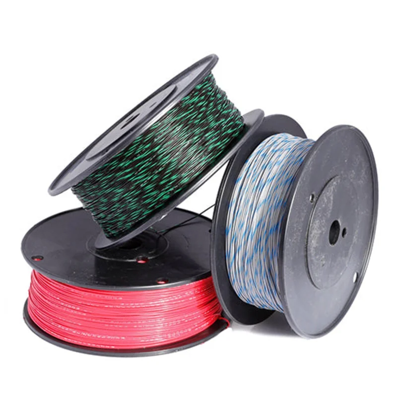 22 AWG M22759/32 Tefzel Wire (Blue w/ Stripe) Blue/Black