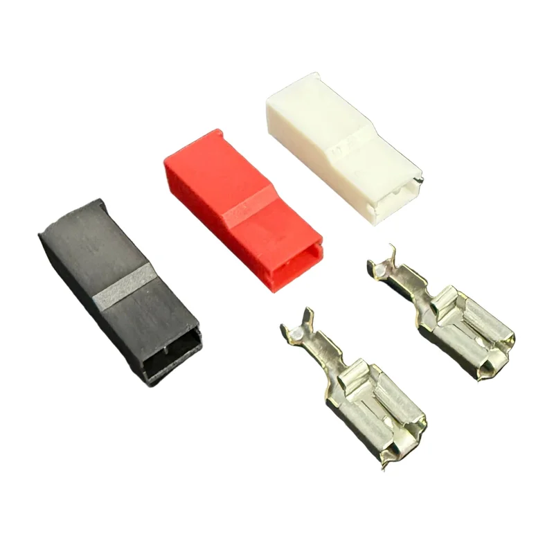 .250" Insulated FASTON 1-Position Connector Kit Black