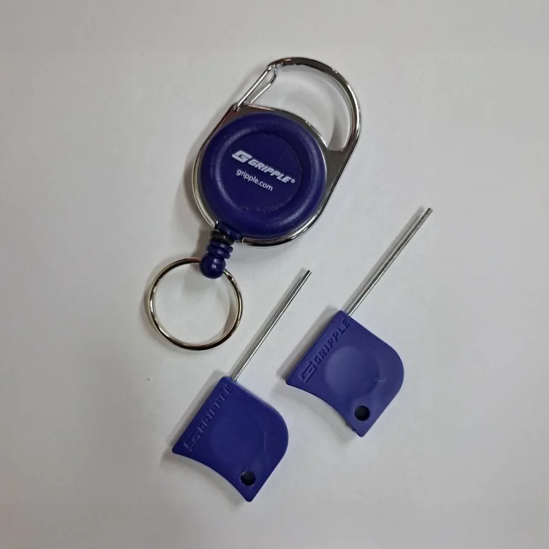2pc - Gripple Release Key with Keyring