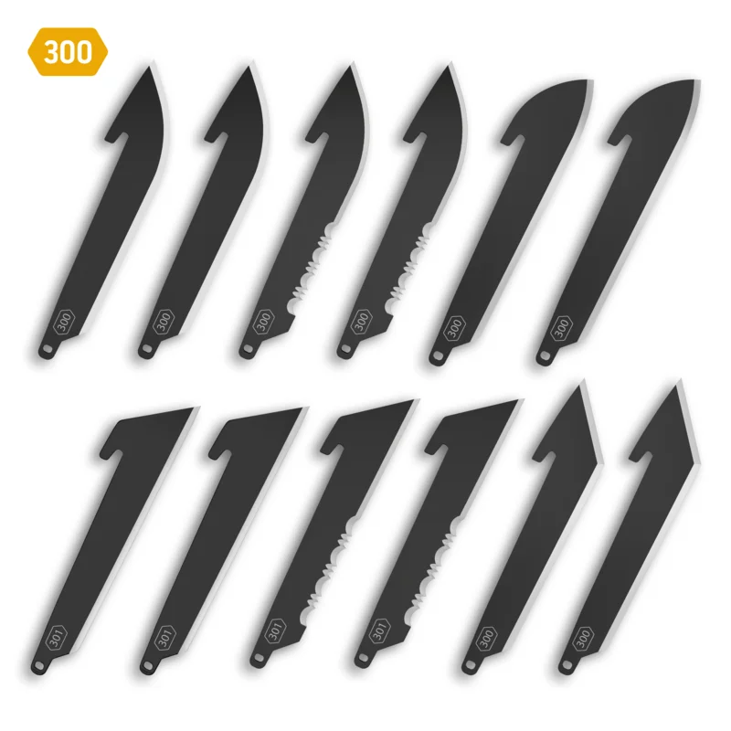 3.0 CARRY COMBO BLADE PACK | 12-PACK | BLACK