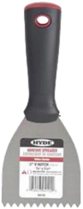 3 SILVER V-NOTCH SPREADER