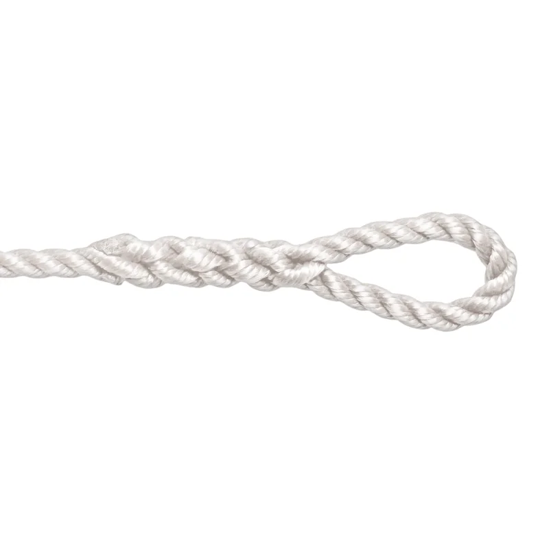 3 Strand FENDERLINES with 40mm Eye Splice White