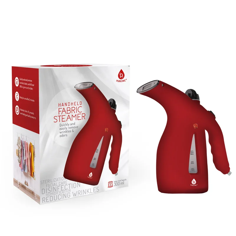 300ml Handheld Fabric Fast 2 Minute Heat-up Powerful Travel Clothes Garment Steamer White