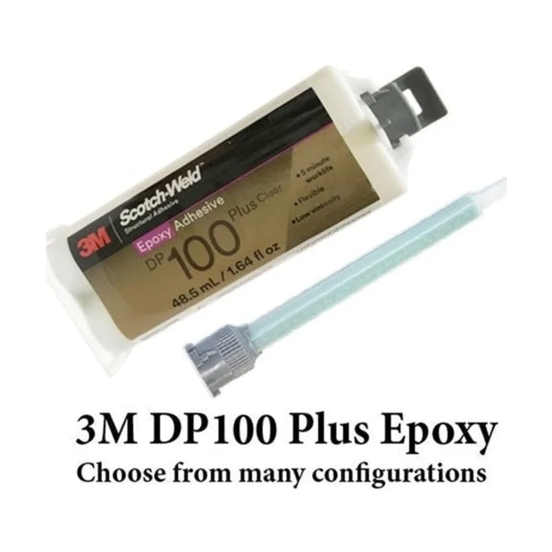 3M Scotch-Weld DP100 Plus Clear - 4 Minute Flexible Fast Set Epoxy