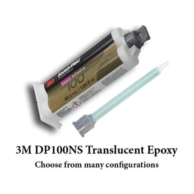 3M Scotch-Weld DP100NS Translucent - 5 Minute Flexible Non-Sag Fast Set Epoxy