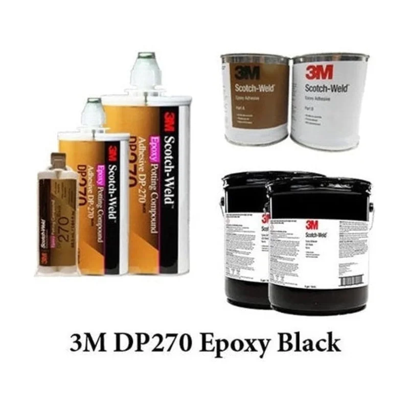 3M ScotchWeld DP270 Black 60-Minute Electric & Thermal Resistant Epoxy