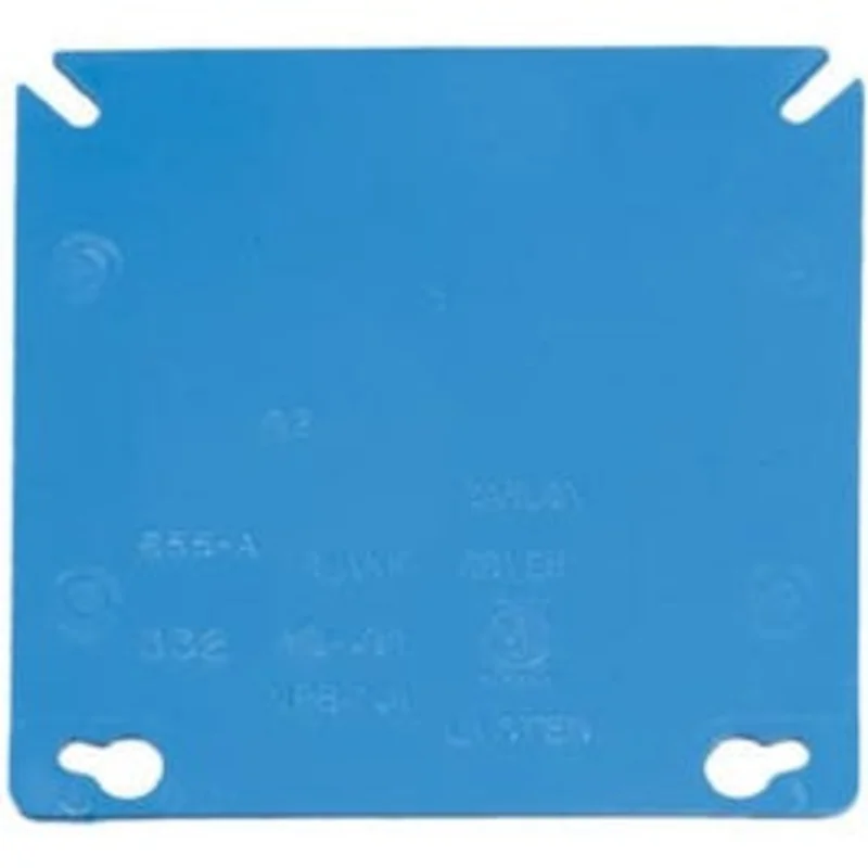 4-Inch 2 Gang Square Blank Box Cover