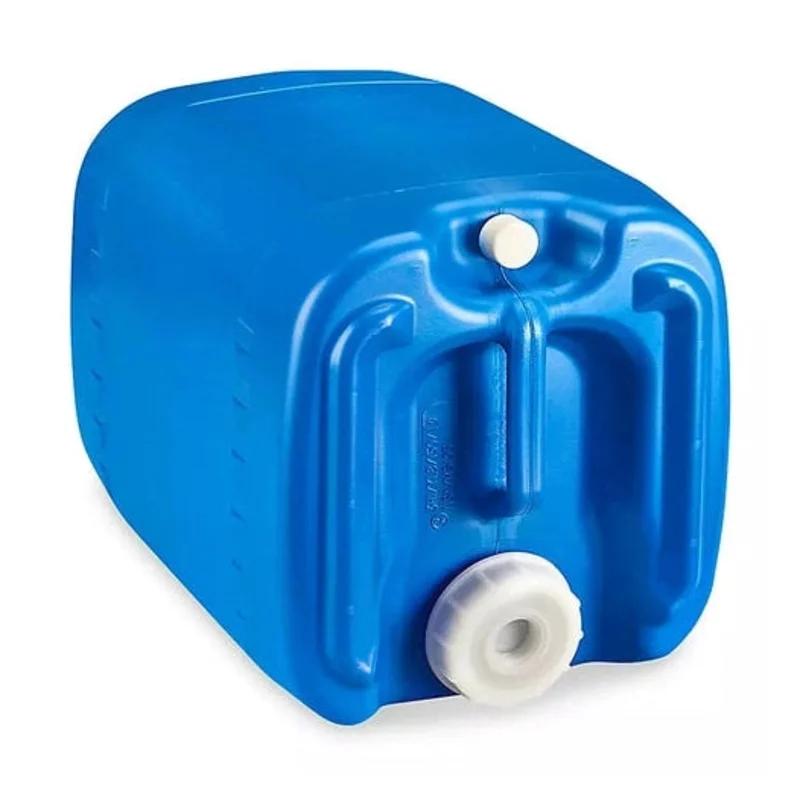 5 Gallon Round Blue Jerrycan (Carboy) Container with Lid