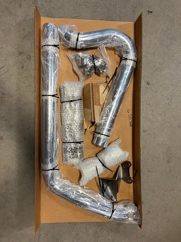 650368- Santee 2 1/2" 'Snub Nose' Exhaust Pipes