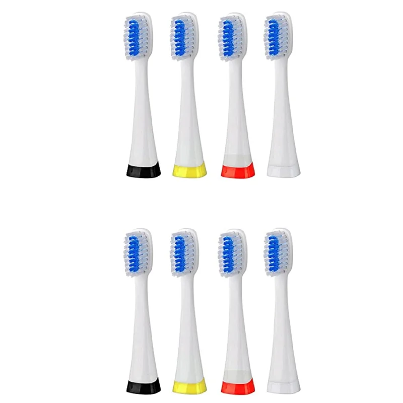 8 Pack Brush Heads Replacement for S750 BLACK