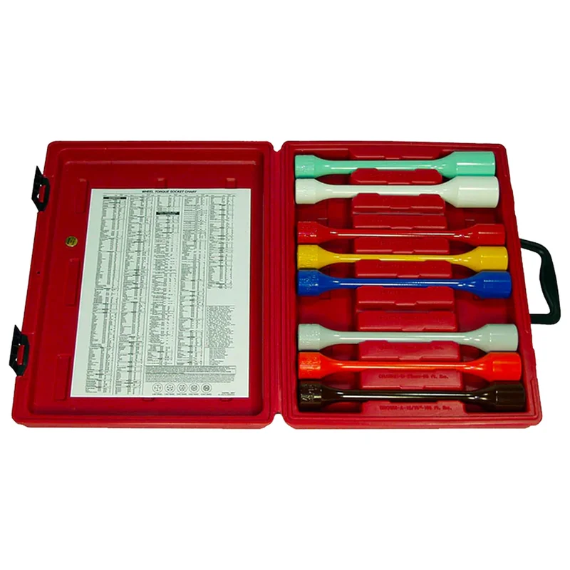 8-Piece Wheel Torque Socket Master Kit For 1/2 Inch Drive Impact Wrench - LT1500