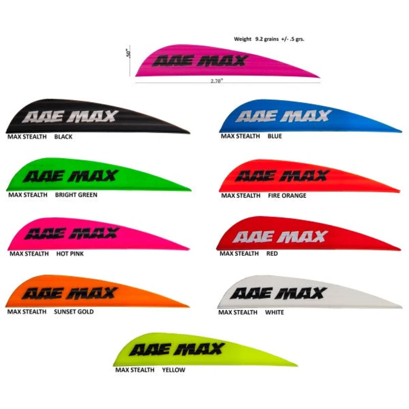 AAE MAX STEALTH VANES (50 pk) black