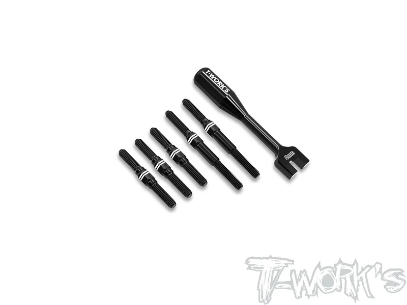 ABB-MTC2R Alum.7075-T6 Black Coating Turnbuckle Set ( For Mugen MTC2/MTC2R )
