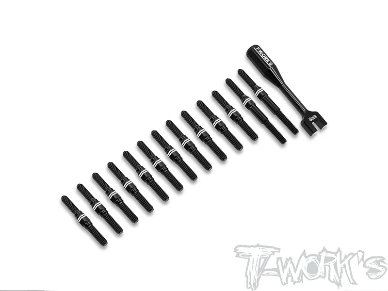 ABB-MTC3Alum.7075-T6 Black Coating Turnbuckle Set ( For Mugen MTC3 )