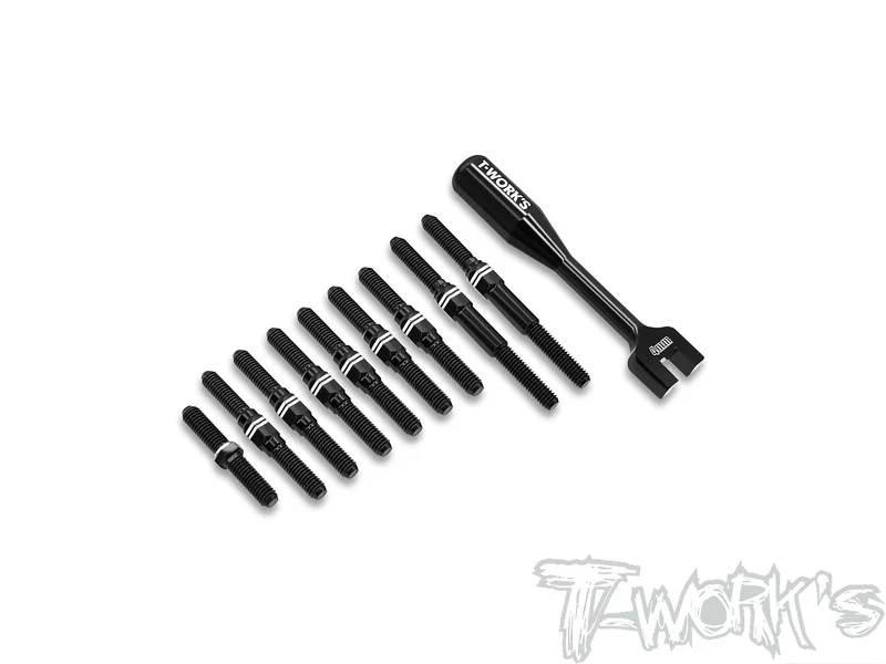 ABB-TC10-3 Alum.7075-T6 Black Coating Turnbuckle Set ( For AXON TC10/3 )
