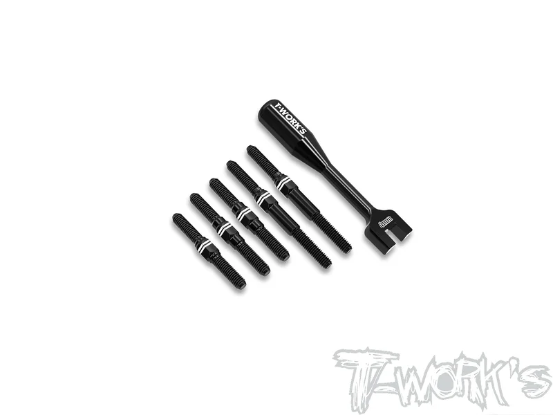 ABB-X4'24 Alum.7075-T6 Black Coating Turnbuckle Set ( For Xray X4 2023/ X4 2024/ X4F'25 )