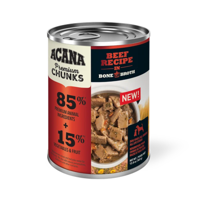 ACANA Beef Recipe in Bone Broth Premium Chunks Wet Dog Food