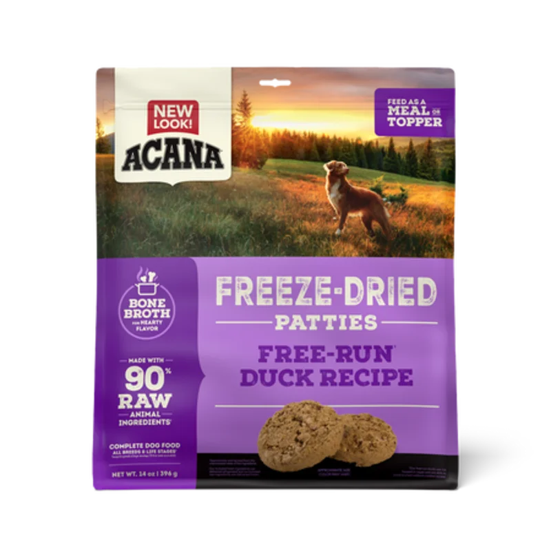 ACANA Freeze Dried Patties Duck Recipe Dog Food & Topper