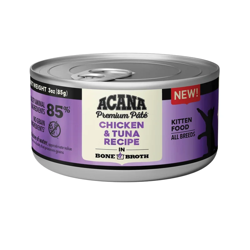 ACANA Premium Pt Chicken & Tuna Kitten Recipe Wet Cat Food