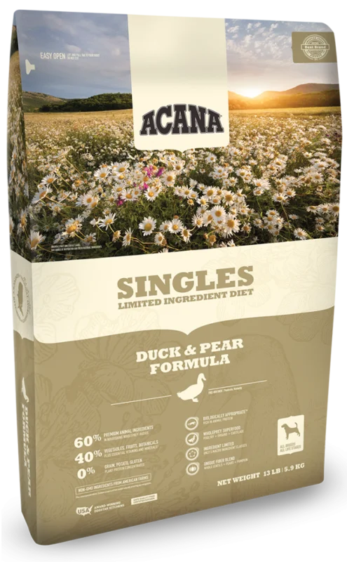 ACANA Singles Limited Ingredient Diet Duck and Pear Formula Grain Free Dry Dog Food