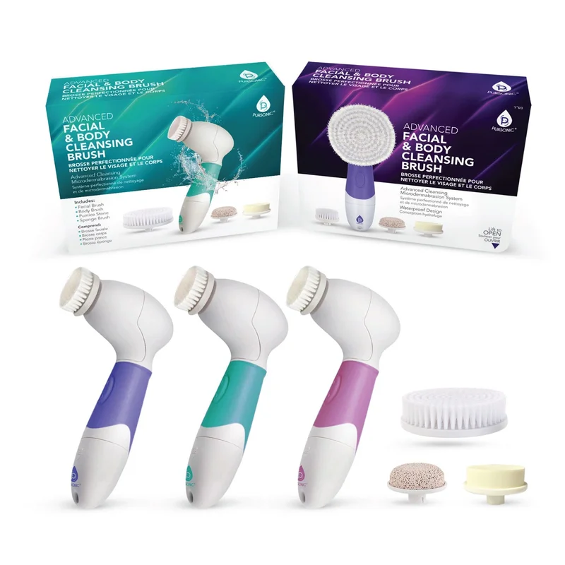 Advanced Facial and Body Cleansing Brush AQUA