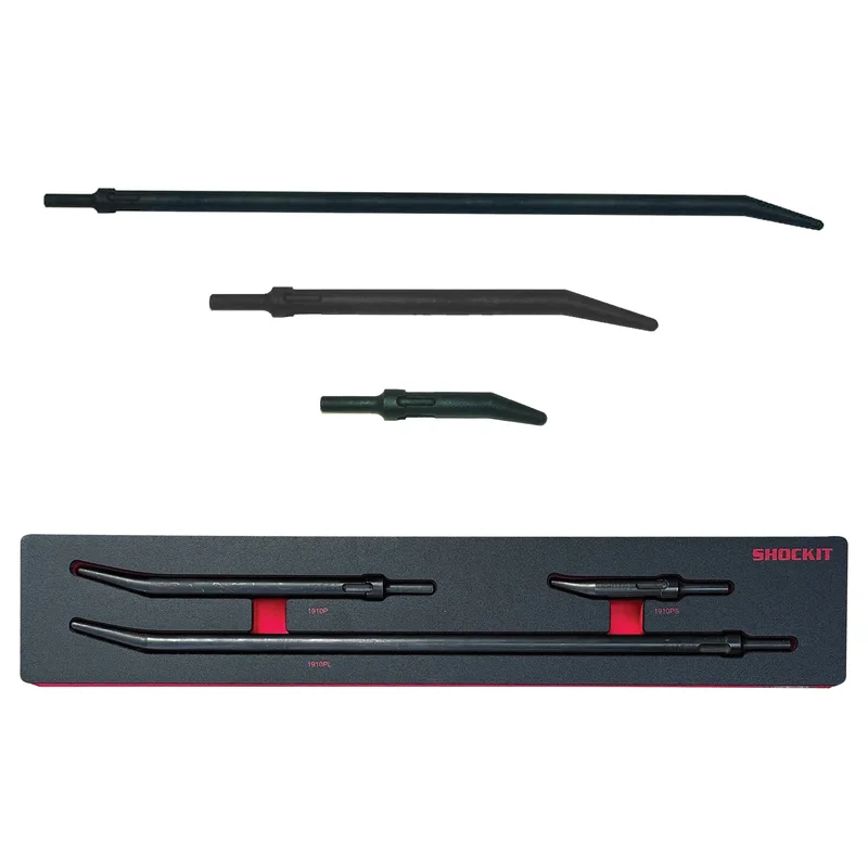 Air Punch Hammer Powered; Hardened Steel, Articulated, 3-piece set in EVA Foam - LT1910PKF