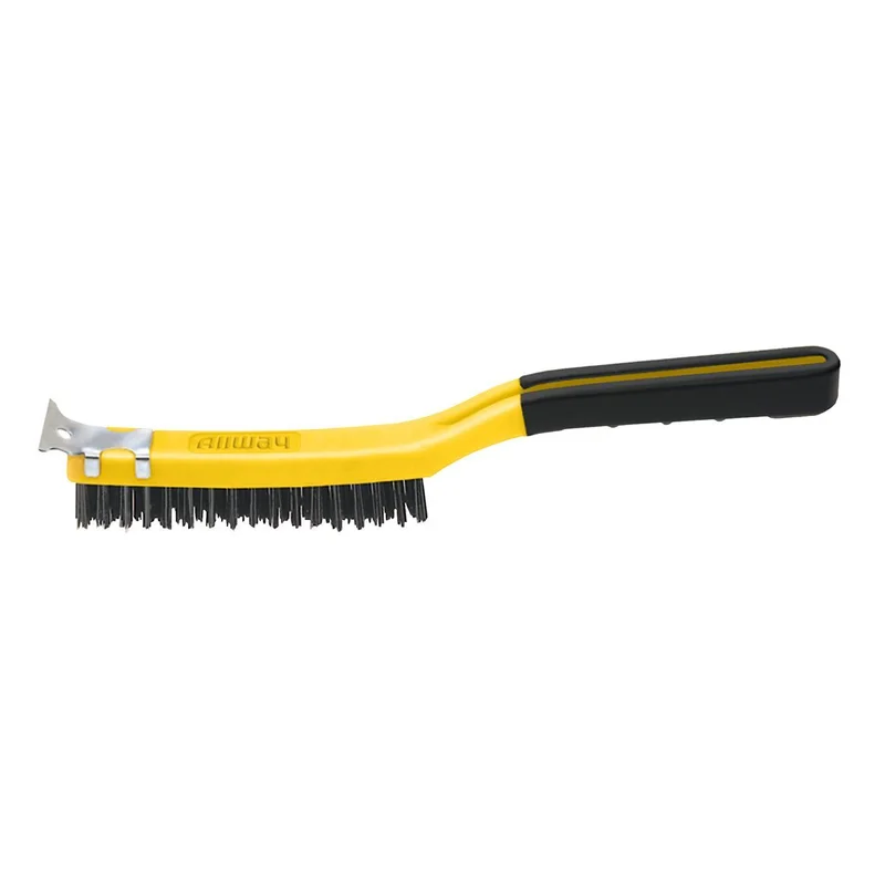Allway Tools (SB319) Soft-Grip Carbon-Steel Wire Brush