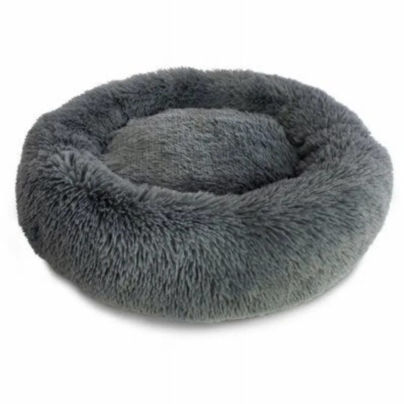 American Kennel Club Round Shaggy Pet Bed Assorted Colors