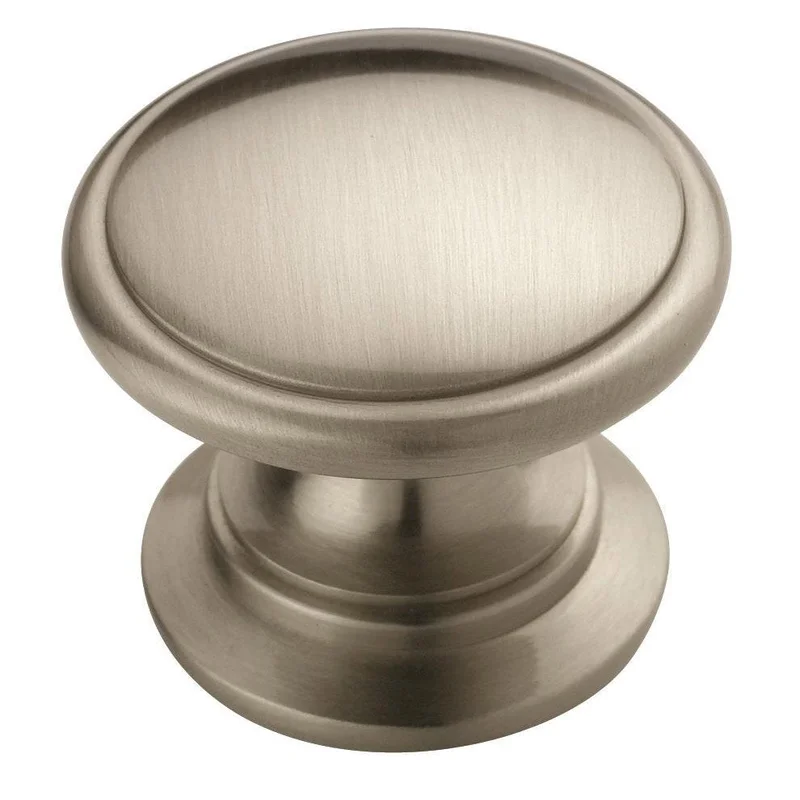 Amerock 1 1/4" Diameter Allison Knob in Satin Nickel Satin Nickel
