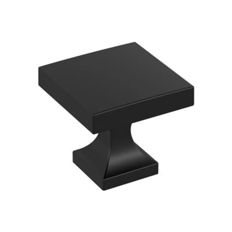 Amerock BP37024MB Pedestal Collection Knob Matte Black