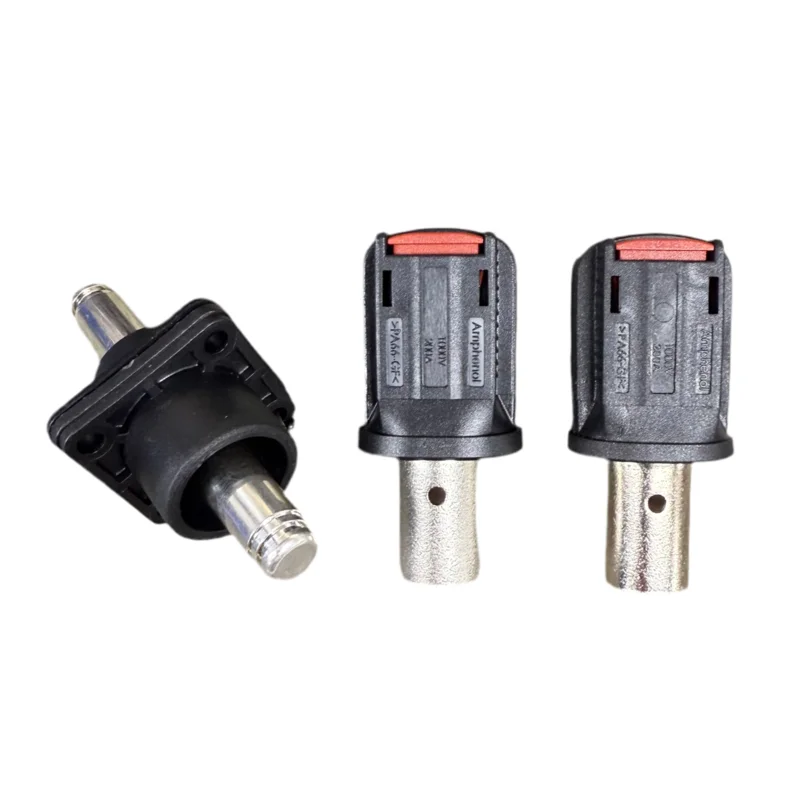 Amphenol Radlok 1AWG Black QR Bulkhead Kit