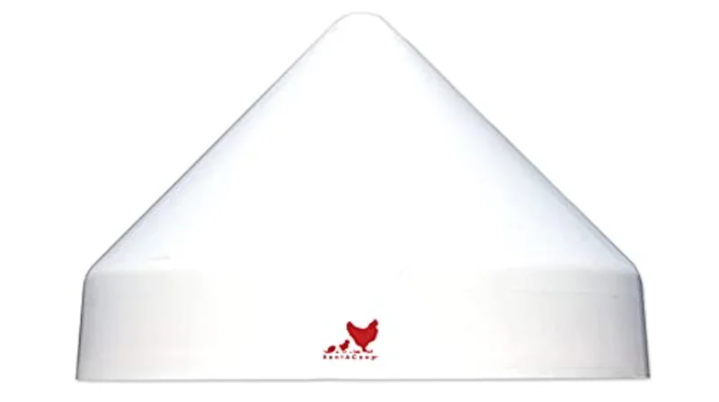 Anti-Roost Cone for 5 Gallon Round Chicken Waterers and 20lb Feeders