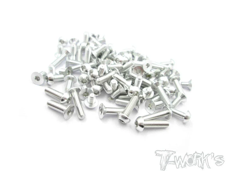 ASS-R1015-S 7075-T6 Silver Screw set 94pcs. For ARC R10 2015