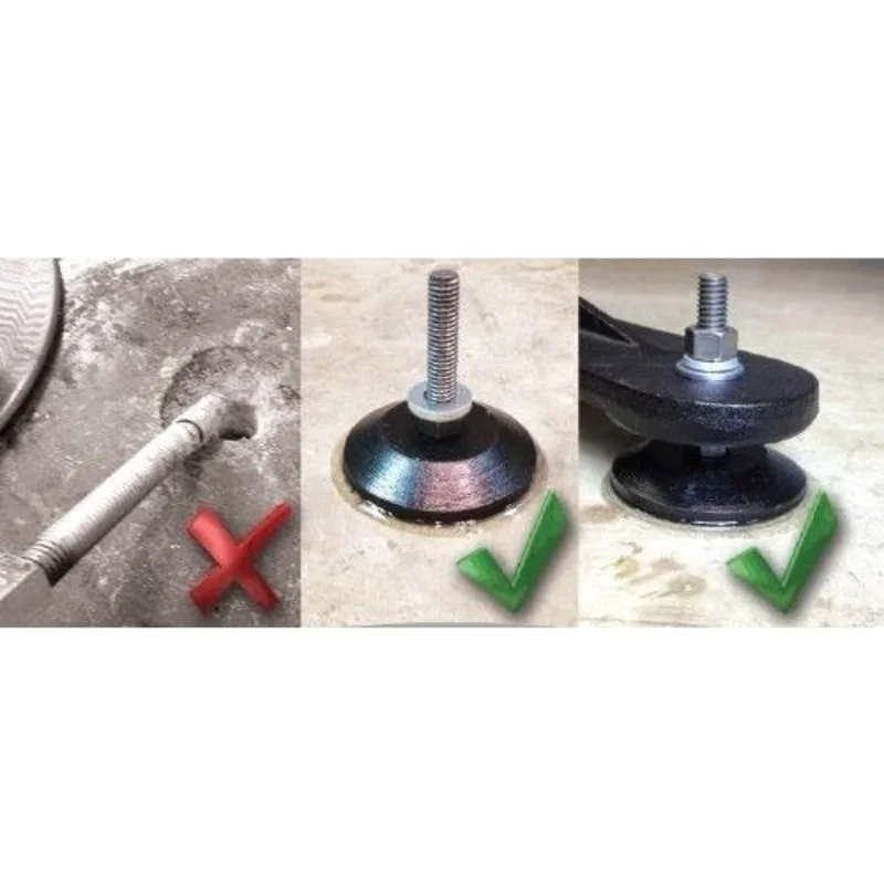 Atlas Mounts No-Drill High-Strength Epoxy Mounting Kit for Shop Equipment, Compressors & Grinders