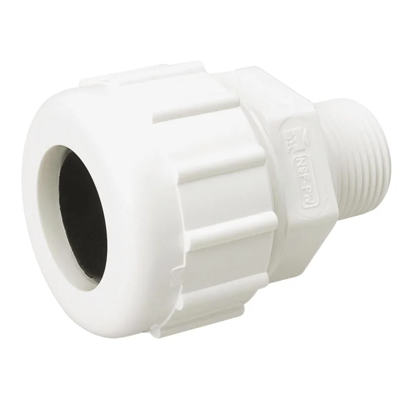 B&K 1 In. MIPT Schedule 40 Compression Union PVC Adapter