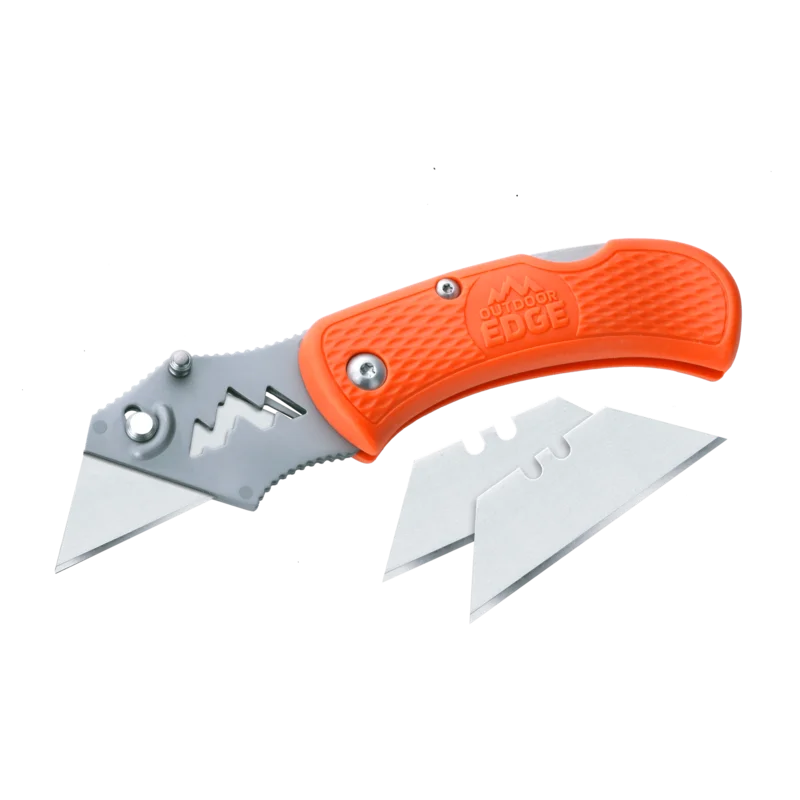 B.O.A (Box Opening Assistant)-Folding Utility Knife Orange