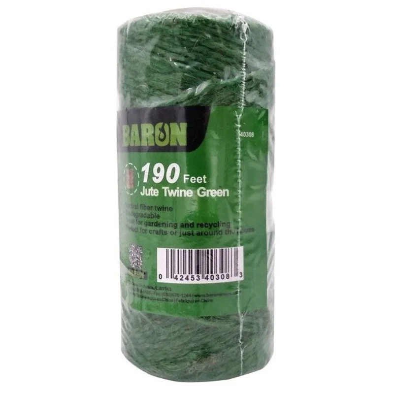 Baron 40308 3 Ply x 190 Jute Twine Green