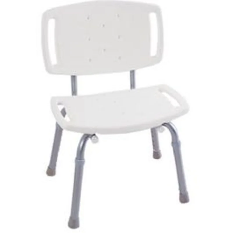 Bath Safety Adjustable Tub & Shower Chair, White