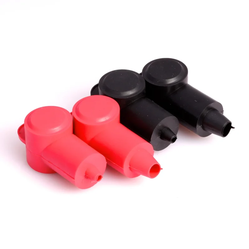Battery Cable Boots Black