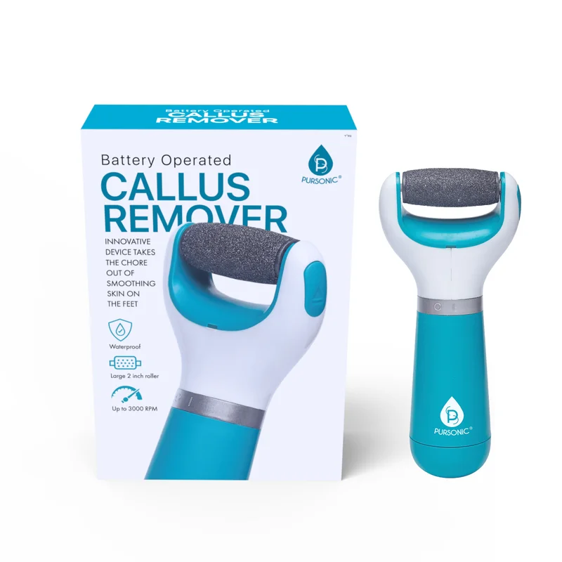 Battery-Operated Callus Remover Effortlessly Smooth Feet with Waterproof, Safe & Comfortable Device