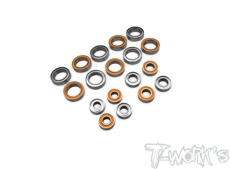 BBS-EB410 Precision Ball Bearing Set ( For TEKNO EB410 / EB410.2 ) 18pcs.
