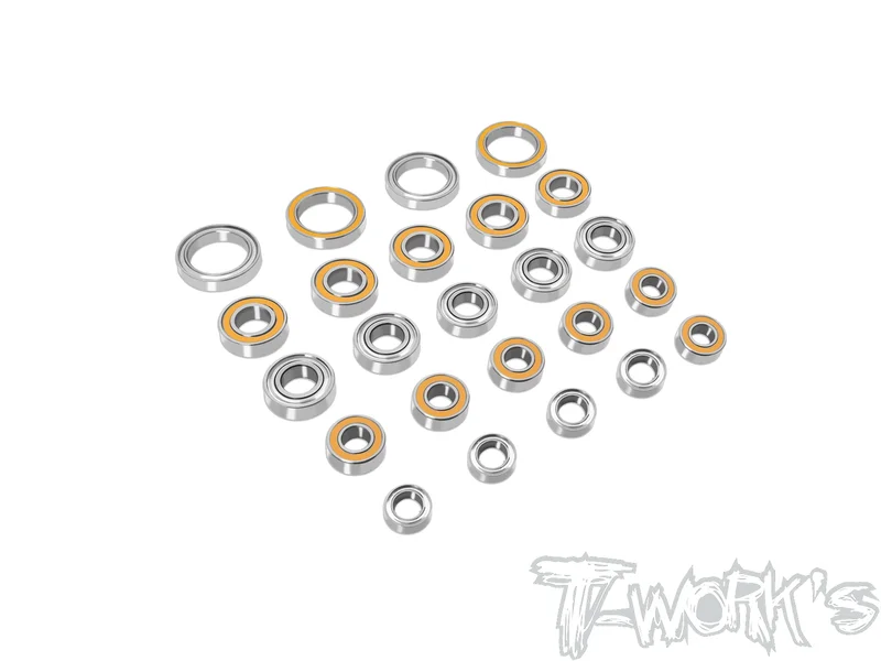BBS-MBX8 Precision Ball Bearing Set ( For Mugen MBX8/MBX8T/MBX8R/MBX8TR ) 24pcs.